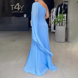 Women's Slanted Shawl Sexy Shawl Dress Slimmed-Up Folded Skirt Girl