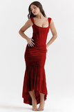 New Direct Batch Of Spring Reeling Net Folds Sleeveless Fishtail Sleeves HZ0628