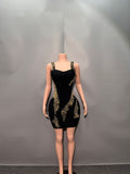 New Golden Beads Usually Wear Light Dress High-End Light Luxury Niche Banding Buttocks Skirt