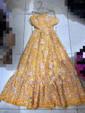 Bare Back Sling Skirt Australian Niche 2024 Summer Hollow Bare Waist Flower Embroidery Dress Dress Dress