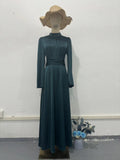 2024 New Strapped Solid-Colored Ribbon Princess Wind To Show Thin Dress