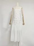 Dress Dress French Fresh Sweet Three-Dimensional Rose Flowers Spliced Chiffon Sling Dress Dress