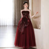 Bra Toast Dress 2025 Spring New Evening Dress Bridal Temperament Long Toast Dress Engagement Dress