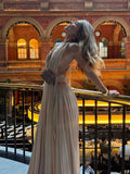 Sexy Dew Deep V Famous Hanging Neck Dress Pendant Feeling Super Fairy Temperament Holiday Dress Seaside