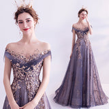 Of The Aur Atmosphere Purple Dress Annual Birthday Show Host Performing Walk Evening Dress