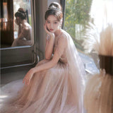 Examination Evening Dress Female Banquet Temperament Light Luxury Small High-End Atmospheric Host Tuxing Performance Dress High Sense