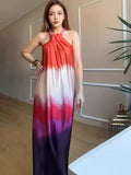 Fashion Sleeveless Sleeveless Open-Fork Dress In Summer
