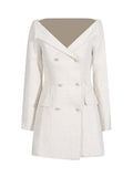 Temperament Commuting Elegant Wind 2025 New Fashion High-End Feeling Shoulder Folds To Repair The Summer Dress Woman