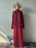 Summer New Set Of Sleeves Of The Dress Fashion Waist-Hanging Dress Suit