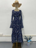 2024 New Chiffon Rose Lotus Leaf Sleeve Temperament Splicing Irregular Joint
