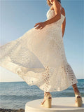 Summer Spanish Niche Brand Design Goddess Temperamental Slinging Irregular Fishtail Dress