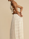 Design Folding Top Sexy Back Hanging Neck Sling Skirt Two Sets HZ0628
