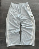Simple Striped Casual Pants Men And Women Retro Harajuku Loose Straight DJPT