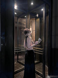 Neck Dress Female Famous Temperament Heavy Industry Diamond Bag Fishtail Dress Sexy Hollow Bare Waist Birthday Dress