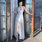 Dress Women's Summer Seaside Holiday Super Fairy Dew Back Dress Bohemian Dress Skirt Ambiance