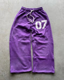 Trend Street Loose Sweatwear Suit Men And Women's Hip-Hop Sports Zipper Hoodie Trousers Set DJPT