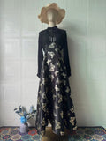 Spring Elegant Noble Long Sleeves Dynamic Romantic Temperament Hot Dress Dress Dress Woman