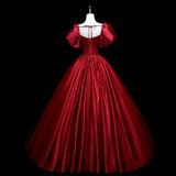 Dingy Evening Dress Body Solo Student Art Test Vocal Folk Song Performance Dress Host Dress Fluffy Skirt Woman
