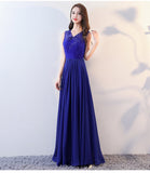 Dress Women 2025 New Long Temperament Banquet Elegant Annual Meeting Host Of The Blue Dress Dress Dress Dress Spring
