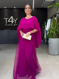 New Burst Women's Large-Size Shawl With Sleeve Dress Comfortable Casual Dress