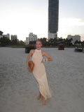 2025 Women's New Sexy Sleeveless Knitted Tweed Long Dress HZ0628