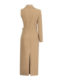 Elegant Commuter Wind Dress 2025 Summer New V Collar Kinesy Three-Dimensional Decorative One-Sleeve Dress Woman