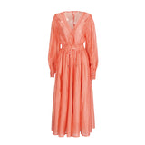 V-Neck Lantern Sleeve Drawstring Design Shirt With Same-Line Half-Skirt Elegant Women's Set 2025 Summer New