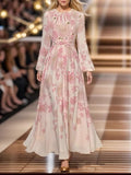 Spring And Summer Station Elegant Fairy Flower Tender Holiday Wind Ethere Long Dress