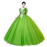Art Exam Evening Dress 2025 New Green Poneng Dress Solo Host Performance Costume Singing Beautiful Dress
