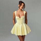 Summer 2025 New Fashion Women's Elegant Ass Dress Vintage Style Temperament Sexy Dress Woman DJPT