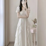 Gentle Fairy Chiffon Dress 2025 New Skinny Sleeves Sunscreen Fairy Dress DJPT