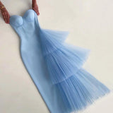 Banded Dress Summer New Temperament Sex High-Waisted Dinner Dress Brat Mesh Dress