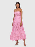 Summer New Fashion Sexy Breast-Stairs Embroidery Embroidery Hollow Dress Woman
