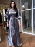 Lantern Sleeve Long-Sleeved Vertinands In Autumn And Tying Dresses For Women