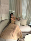 Design Heavy Industry Nails Pressed Folding Sling Dress In The Summer Of 2024 Beautiful Waist Thin Holiday Dress