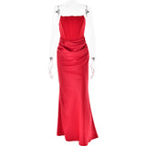 New Girded Brai Collar Dress Sexy Hottie Temperament Showback Dress Summer HZ0628