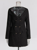 Elegant High-End Hair This Bag Of Ass Dress 2025 Spring New Word Shoulder To Waist Thin Dress Woman