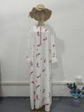 Eastern Muslims 2024 Spring Gentle Wind Small Fresh Flowers Design Long Dress