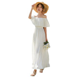 Shoulder Dress Thai New Bohemian Dress With Lean Meat Phuket Bali Beach Dress