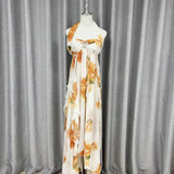 New Morning Robe Holiday Wind Lotus Leaf Side Hanging Floral Dress Bra