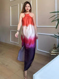 Fashion Sleeveless Sleeveless Open-Fork Dress In Summer