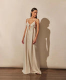 Women's Fashion V-Necked Sling Dress 2024 New Summer Loose Sleeveless Straight Temperament Holiday Dress