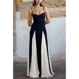 2024 New Slings Bump-Colored Dresses INS Casually Relaxed Holiday Women's Dress HZ0628