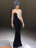 Fashion Pearl One-Shoulder Party Evening Dress Design Famous Fishtail Dress Banded Dress