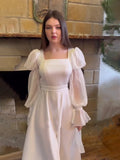 Women's Dress Over The Knee 2024 Spring French Fairy Sen Super Fairy Dress