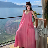 Summer Dress New French Sleeveless Sling Skirt Holiday Dress Vietnamese Thai Beach Dress Woman