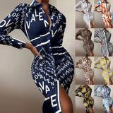 Ebay New Long-Sleeved Waist-Print Shirt Shirt Shirt Shirt DJPT