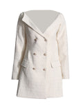 Elegant High-End Hair This Bag Of Ass Dress 2025 Spring New Word Shoulder To Waist Thin Dress Woman