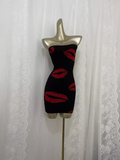 Sheath Strapless Floral Red Travel Vacation Dress Short Birthday Dress SD0057
