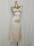Sheath Sweetheart Satin Vacation Dress Birthday Dresses SD0068